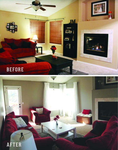 Finicky Designer | Rockport Gray Living Room