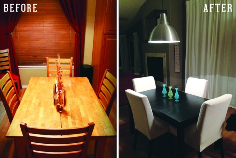 Finicky Designer | Rockport Gray dining room update